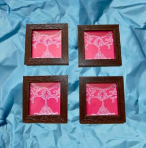 tea coasters set of 4