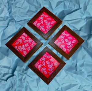 tea coasters set of 4