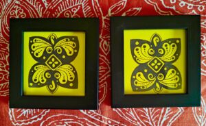 tea coasters set of 2